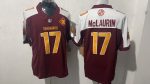 Washington Commanders 17 Terry McLaurin Maroon & White Stitched Jersey