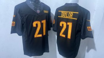 Washington Commanders 21 Sean Taylor Black Stitched Jersey