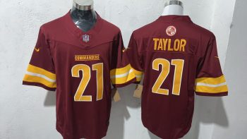 Washington Commanders 21 Sean Taylor Maroon Stitched Jersey